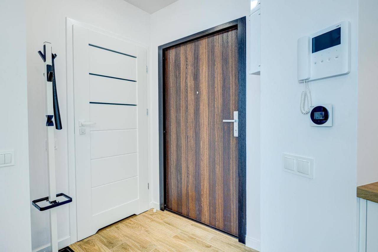 Apartment Aleda Tower, 14 Floor, Balkon Stettin